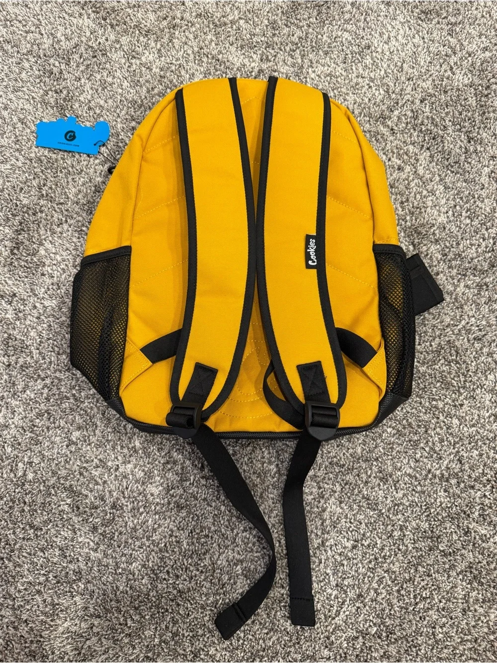 NWT Cookies Stasher Smell Proof Backpack Yellow Black